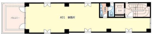 サンブリエ北品川ビル401 間取り図