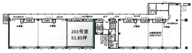 立花亀戸ビルB201 間取り図