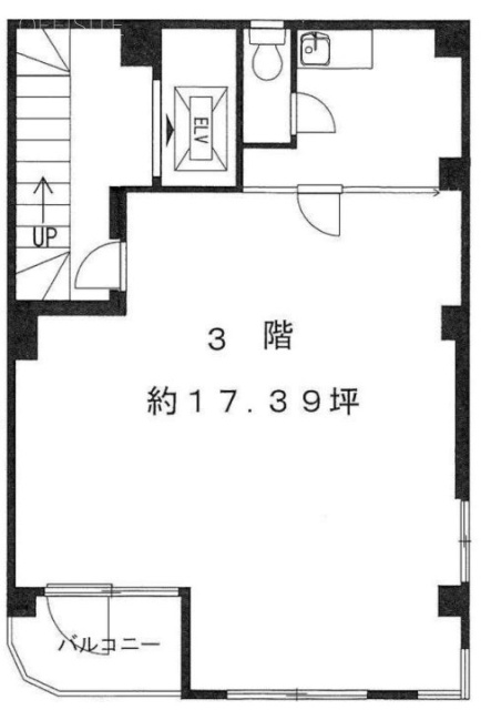 ヒエイビル3F 間取り図