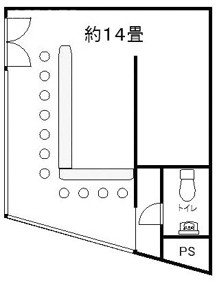 北野シティプラザビル105 間取り図