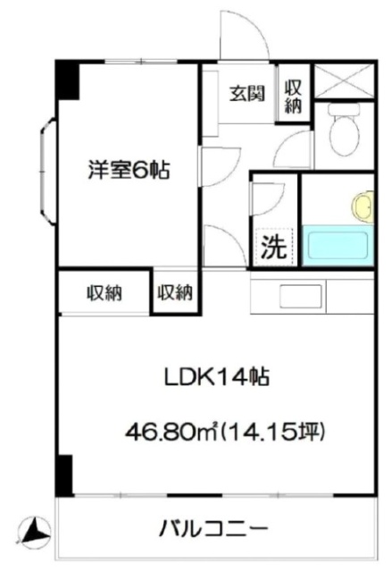 イトウハイム101 間取り図