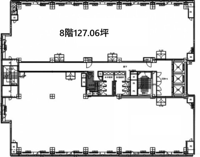メトロシティ神谷町8F 間取り図