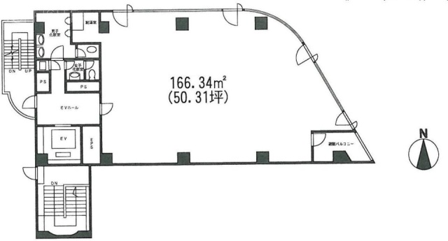 品川MSビル9F 間取り図