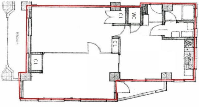 コスタレイ高田馬場403 間取り図