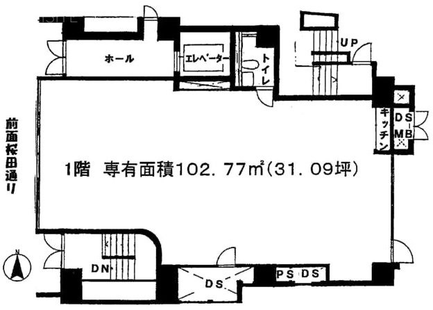 YODAビル1F 間取り図