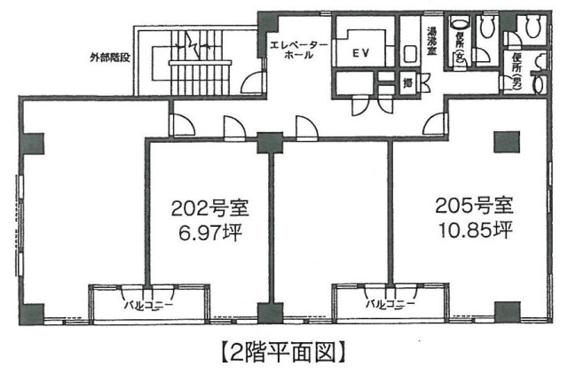 ニシムラビル202 間取り図