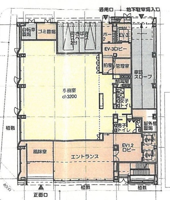 日本橋T&Dビル1F 間取り図