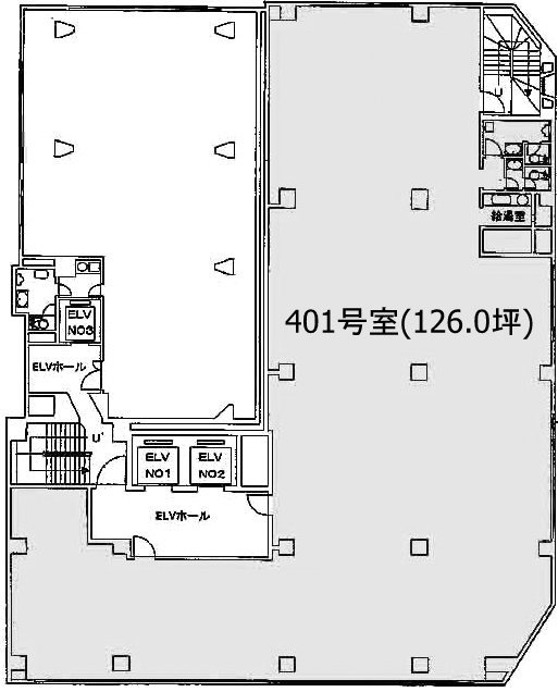 太洋ビルディング第2新館B401 間取り図