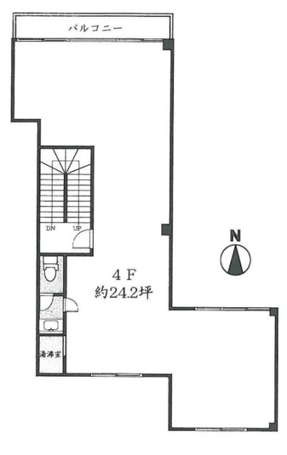 渡辺ビル4F 間取り図