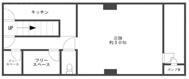 小島ビルB2F 間取り図