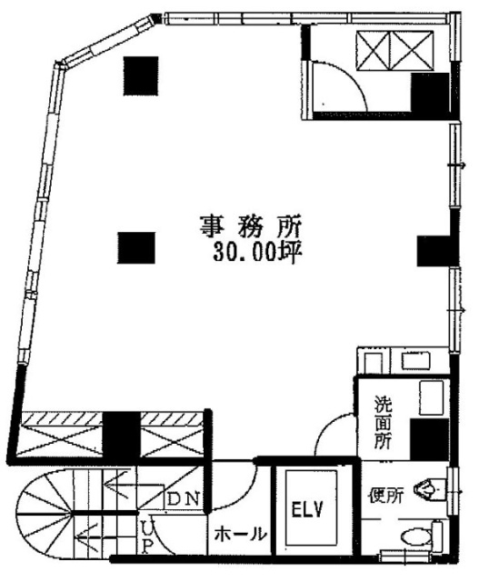 エスエスビル2F 間取り図