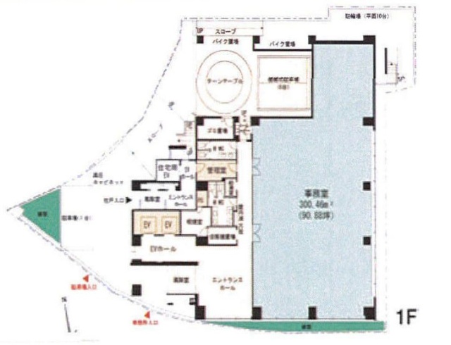 HF青葉台ビル1F 間取り図