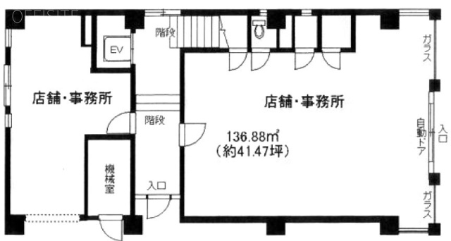 三島屋ビル1F 間取り図