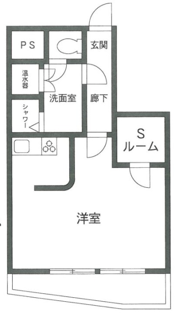 山京半蔵門パレス801 間取り図