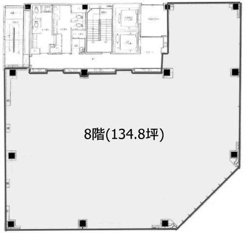 秋葉原ビジネスセンター8F 間取り図