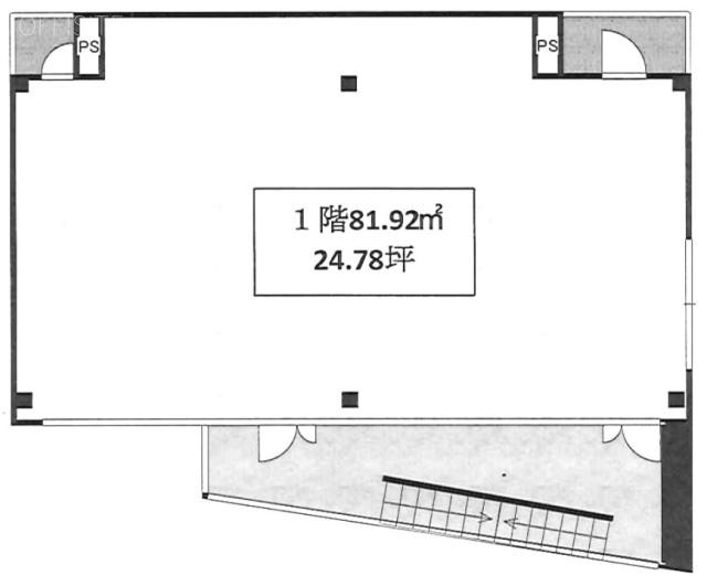 信長君の台所1F 間取り図