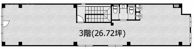 Progress王子駅前ビル3F 間取り図