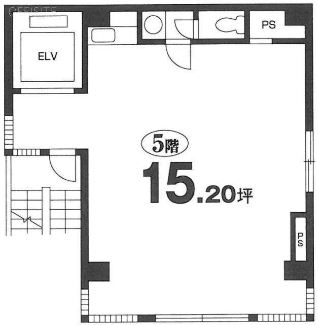 内田ビル5F 間取り図