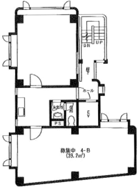 PF原木中山ビルB 間取り図