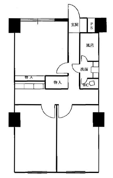 西山興業赤坂ビル503 間取り図