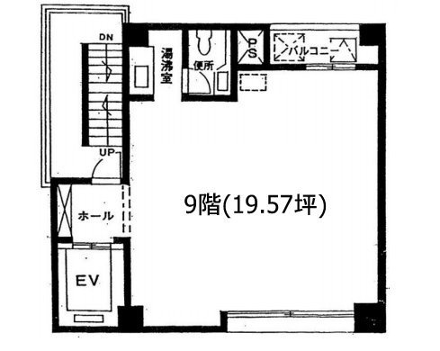 ECS第5ビル9F 間取り図