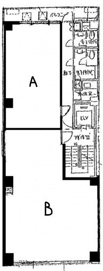 福禄(ふくろく)ビルB 間取り図