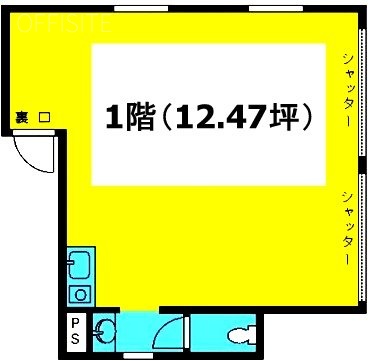 ルック・高円寺・京1F 間取り図
