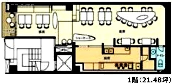 a-bandsビル1F 間取り図