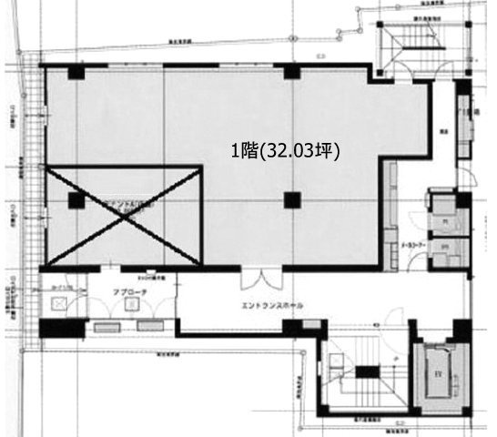 横浜大口アーバンビル1F 間取り図