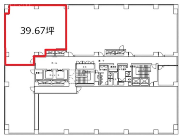 住友生命大宮第2ビル3F 間取り図