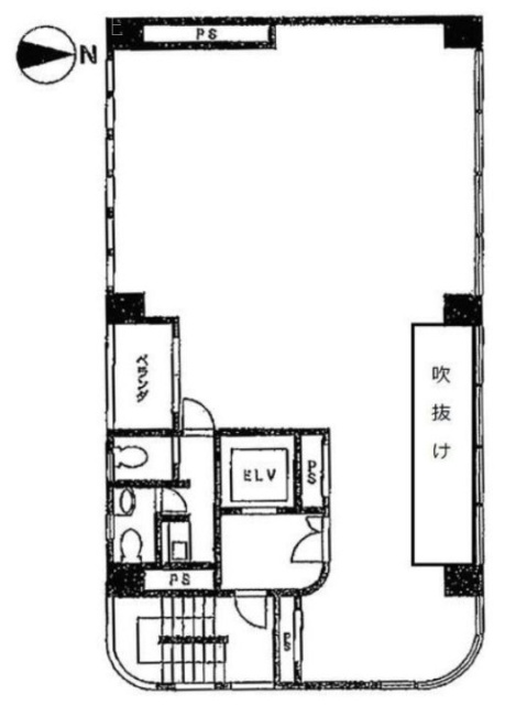 広尾西川ビル2F 間取り図