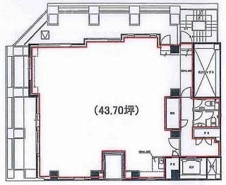 銀座武蔵野ビル8F 間取り図