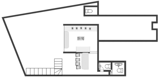 三貴ビルB1F 間取り図