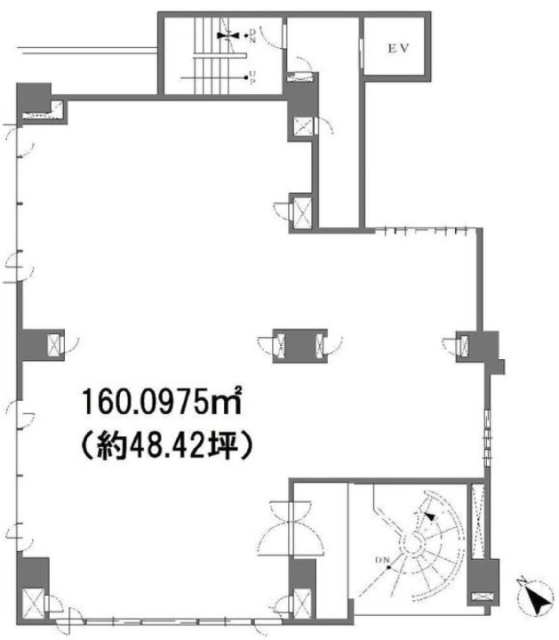 第2中島ビル1F 間取り図