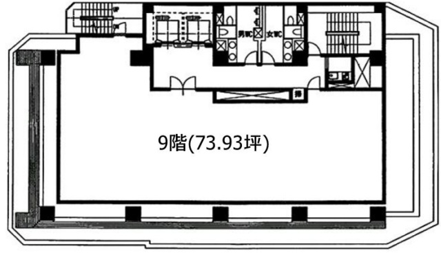 羽衣ビル9F 間取り図