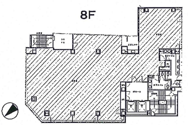 新橋マリンビル8F 間取り図