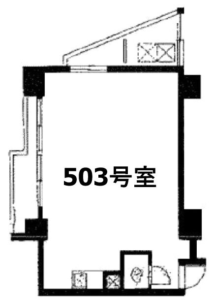 神田セントラルプラザ503 間取り図