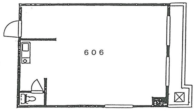 新宿コムロビル6F 間取り図