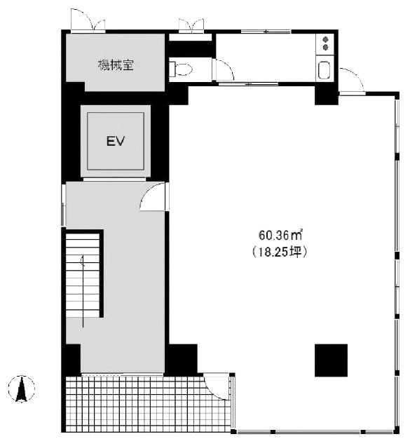 第一花井ビル1F 間取り図