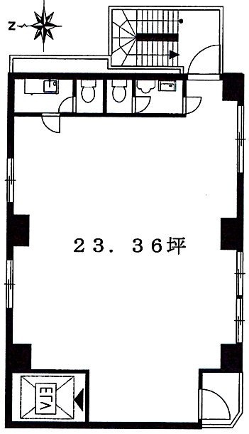 千秀ビル8F 間取り図