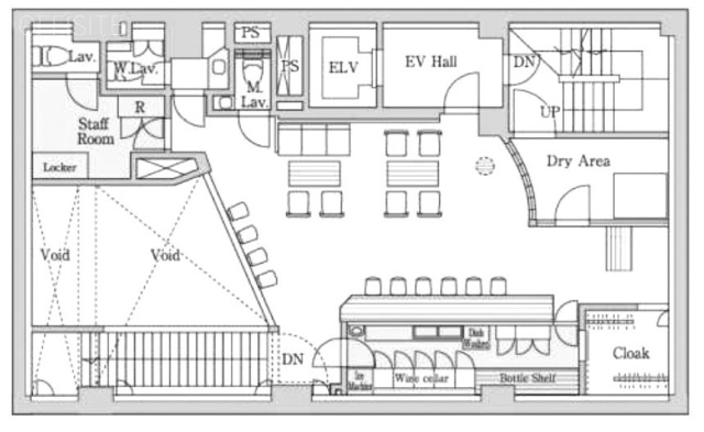 Dear神宮前B1F 間取り図