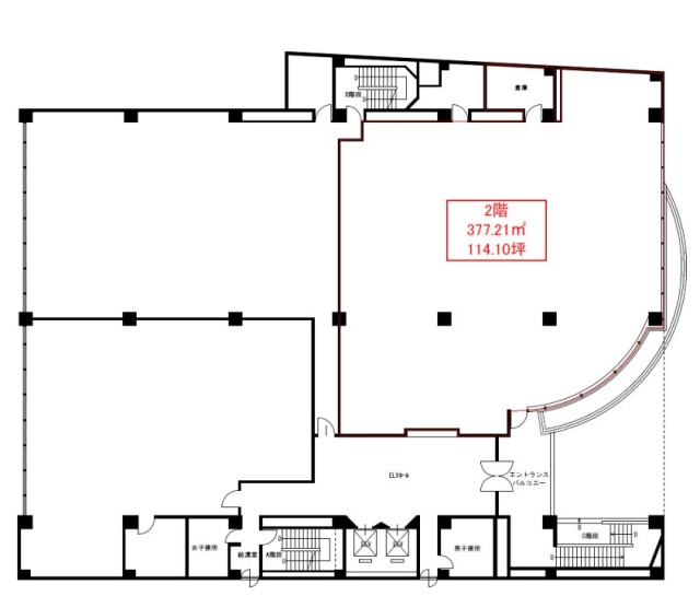 プレミア横浜西口ビル2F 間取り図