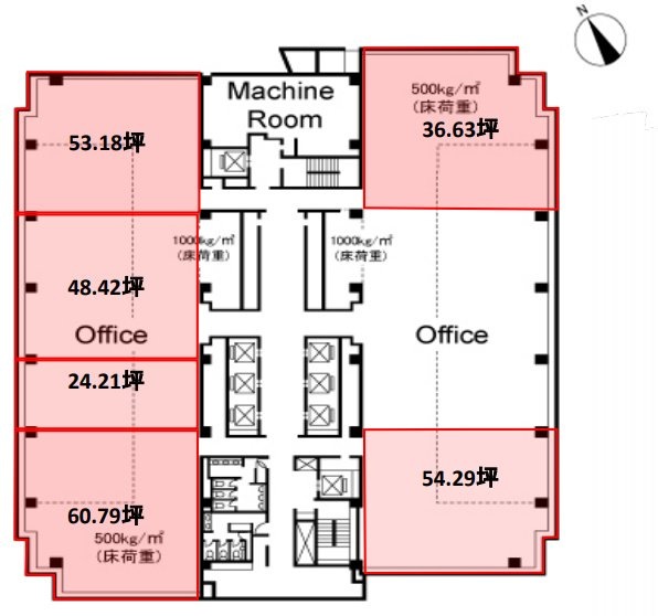 千葉ポートスクエア西 間取り図