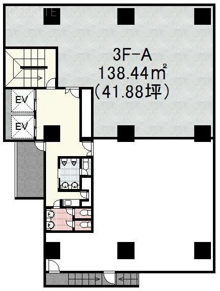 東海池袋ビルA 間取り図