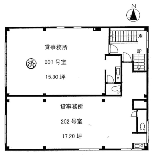 第1オリエントビル202 間取り図