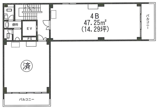 二葉ビルB 間取り図