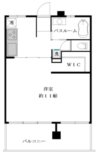 南青山コンドビル602 間取り図