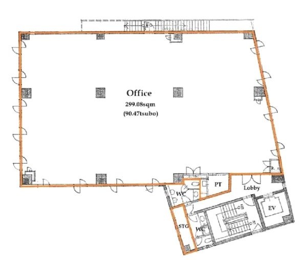 ニチワビル3F 間取り図