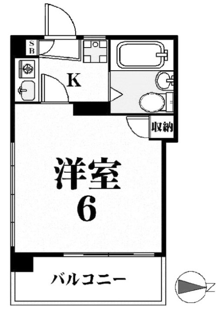 豊強ビル304 間取り図