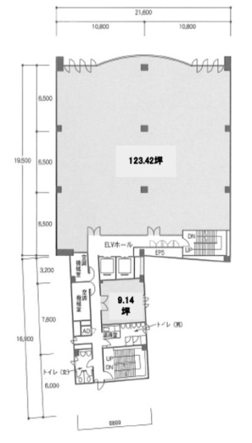 ティファニー銀座ビル5F 間取り図